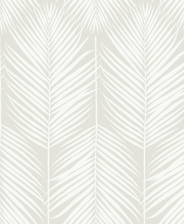 Seabrook Athena Palm Sea Salt Wallpaper