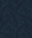 Seabrook Gulf Tropical Leaves Navy Blue Wallpaper