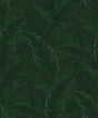 Seabrook Gulf Tropical Leaves Forest Green Wallpaper