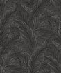 Seabrook Gulf Tropical Leaves Slate Grey Wallpaper
