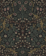 Seabrook Victorian Floral Blacksmith & Cliffside Wallpaper