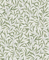 Seabrook Willow Leaves Sprig Green Wallpaper