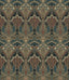 Seabrook Deco Dragonflies Aegean Blue & Clay Wallpaper