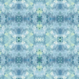 Seabrook Kaleidoscope Blue Wallpaper