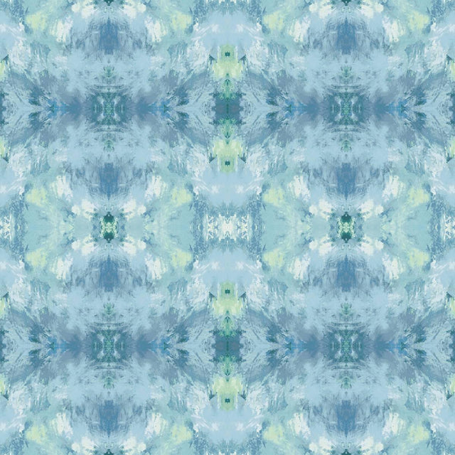Seabrook Kaleidoscope Blue Wallpaper