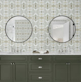 Seabrook Kaleidoscope Grey Wallpaper