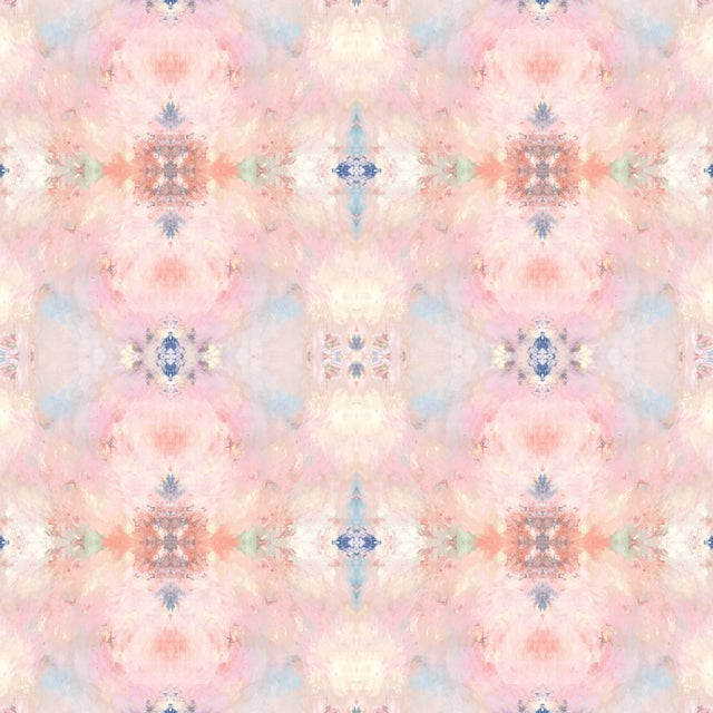 Seabrook Kaleidoscope Pink Wallpaper