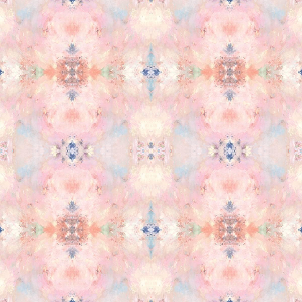 Seabrook Kaleidoscope Pink Wallpaper
