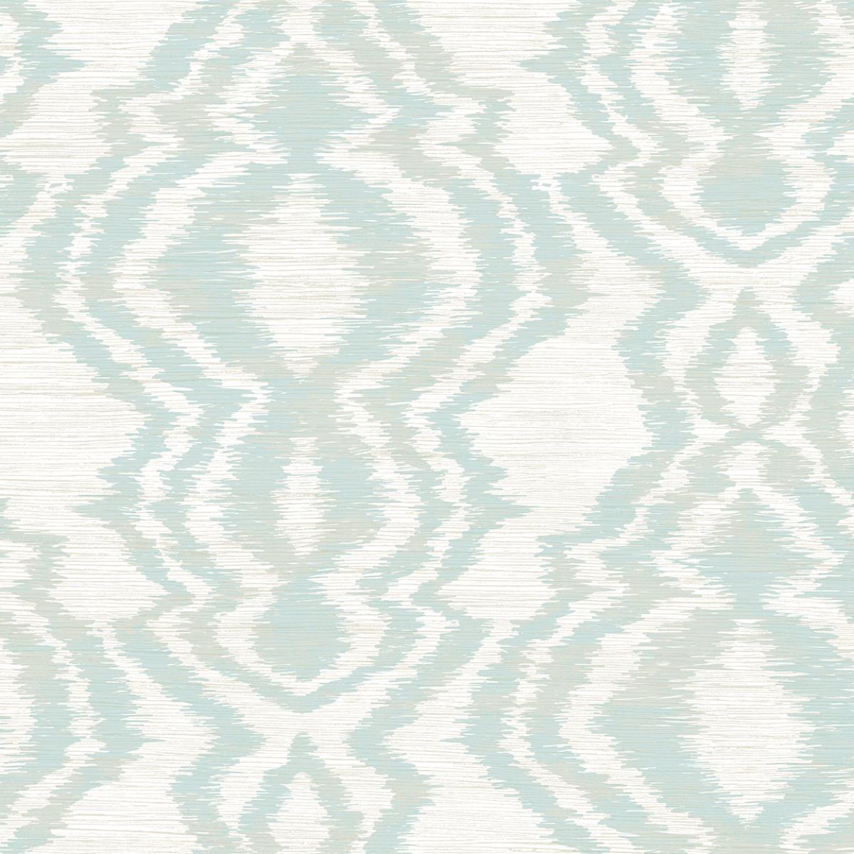 Seabrook Moirella Seaglass Wallpaper