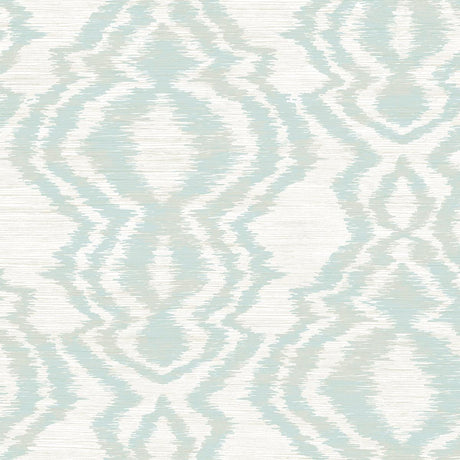 Seabrook Moirella Seaglass Wallpaper