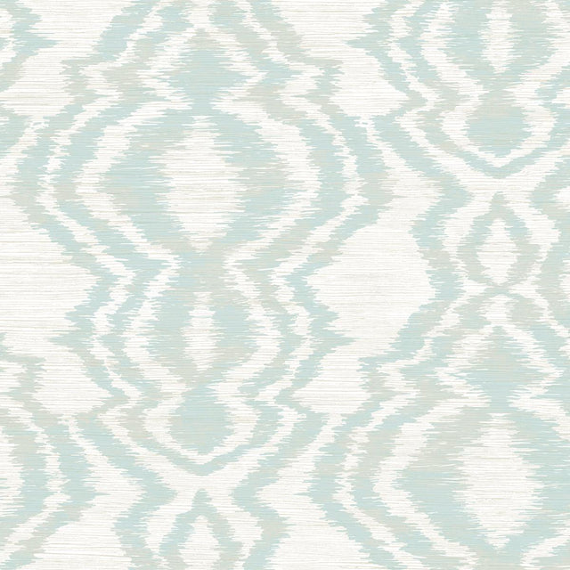 Seabrook Moirella Seaglass Wallpaper