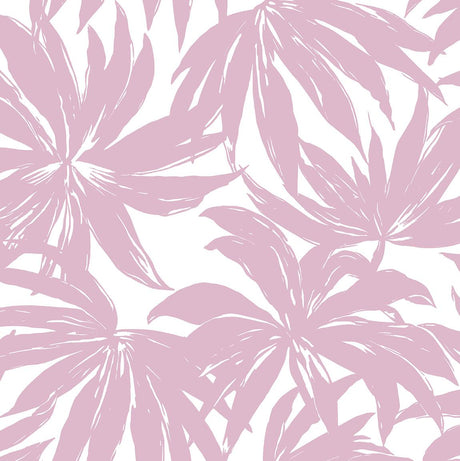 Seabrook Palma Mauve Wallpaper