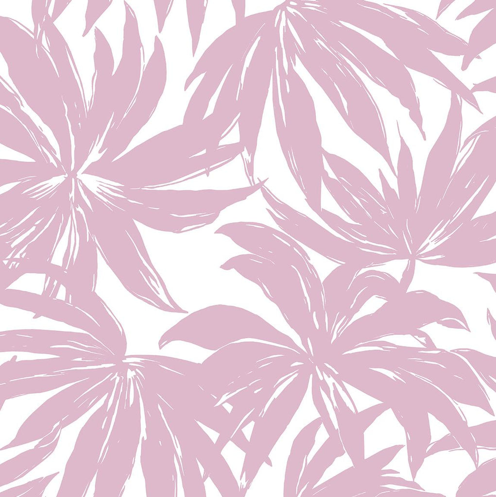 Seabrook Palma Pink Wallpaper