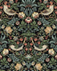 Seabrook Fragaria Garden Prepasted Ebony Wallpaper