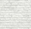 Seabrook Industrial Faux Brick Prepasted Off-White Wallpaper