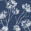 Seabrook One O'Clock Prepasted Denim Blue Wallpaper