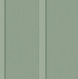 Seabrook Faux Board and Batten Prepasted Sage Green Wallpaper