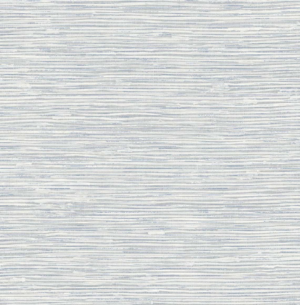 Seabrook Southport Faux Grasscloth Prepasted Grey Wallpaper