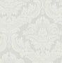 Seabrook Genevieve Damask Morning Mist Wallpaper