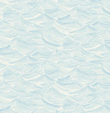 Seabrook Seaside Waves Blue Oasis Wallpaper