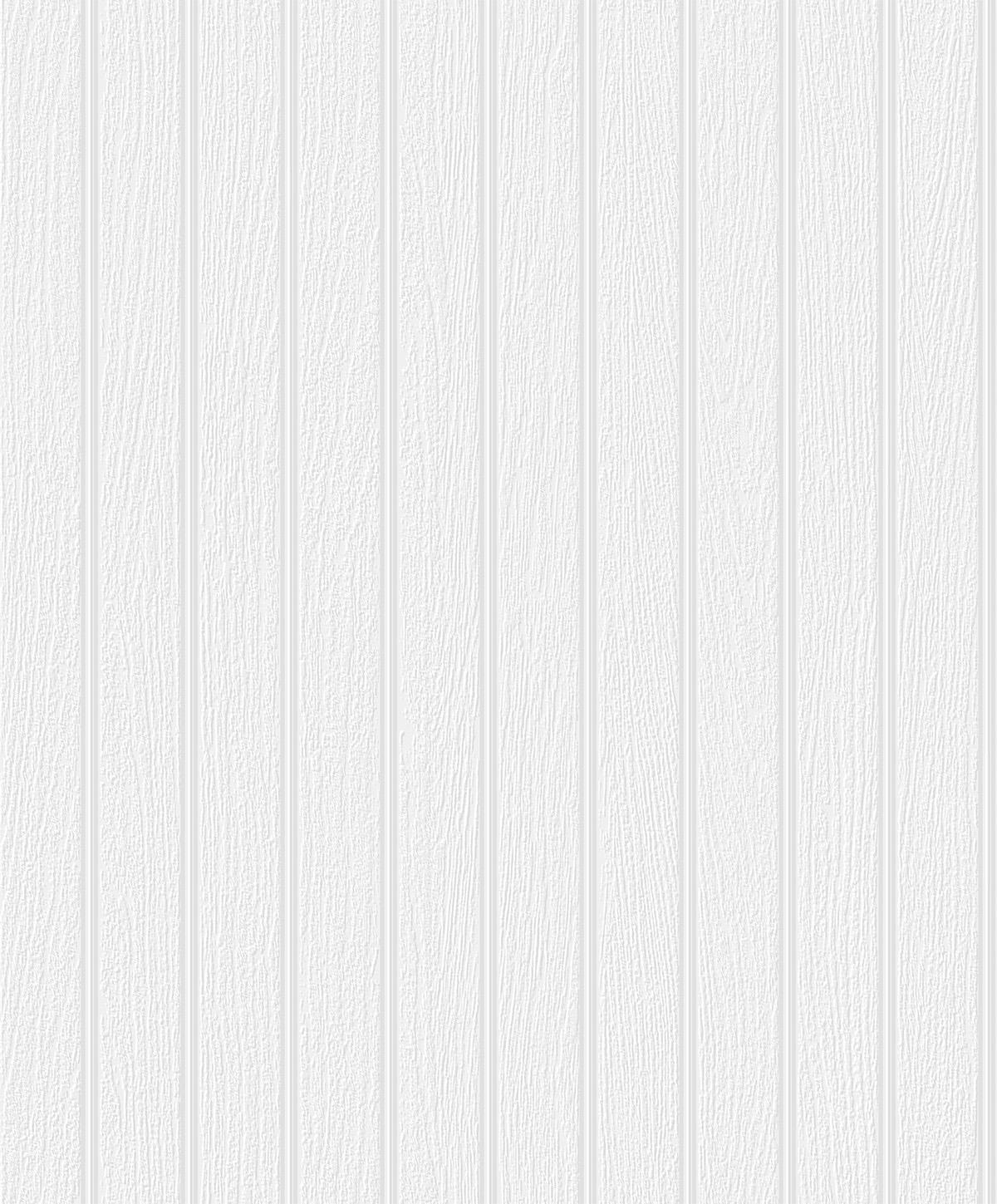 Seabrook Faux Beadboard Off-White Wallpaper