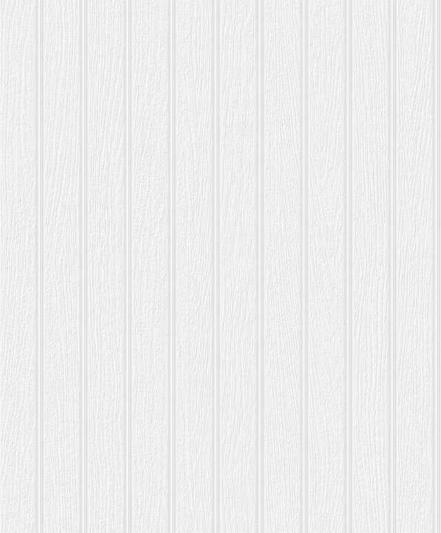 Seabrook Faux Beadboard Off-White Wallpaper
