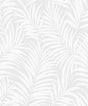 Seabrook Tossed Palm Off-White Wallpaper
