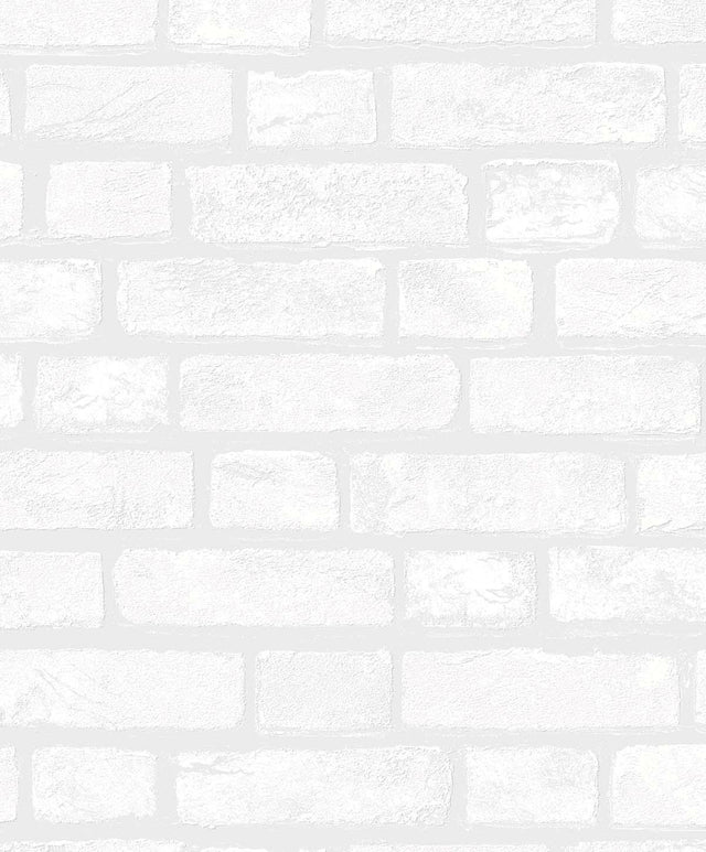 Seabrook Vintage Brick Off-White Wallpaper