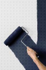 Seabrook Wicker White Wallpaper