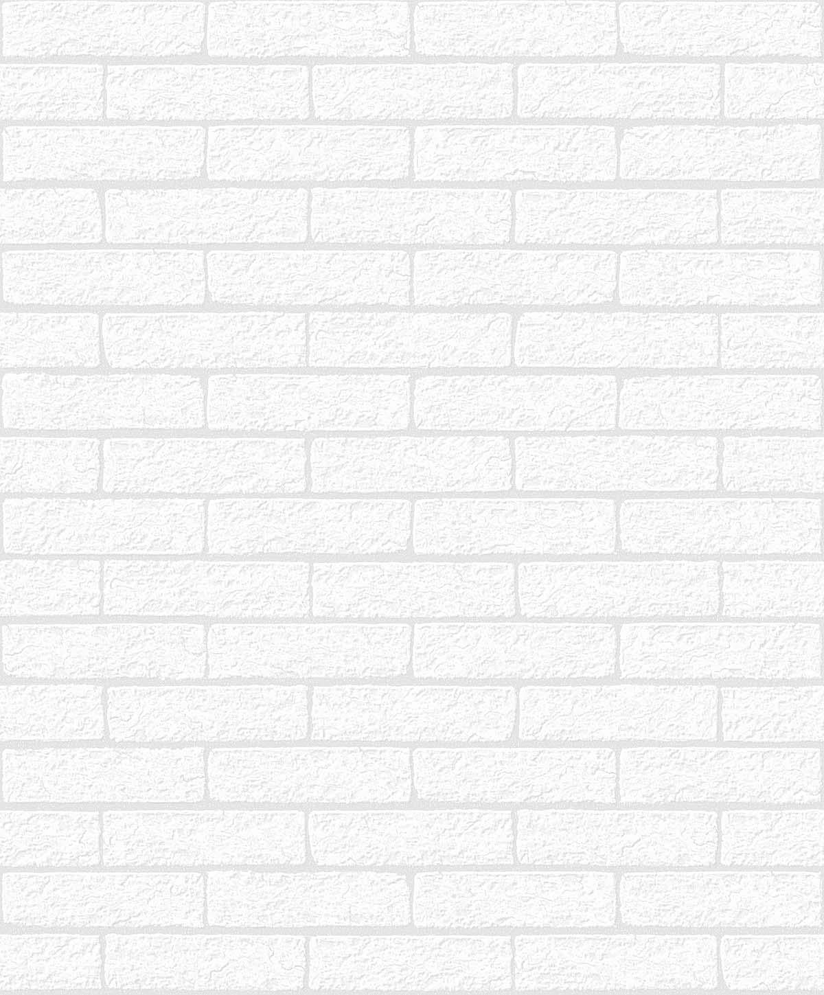Seabrook Limestone Brick Off-White Wallpaper
