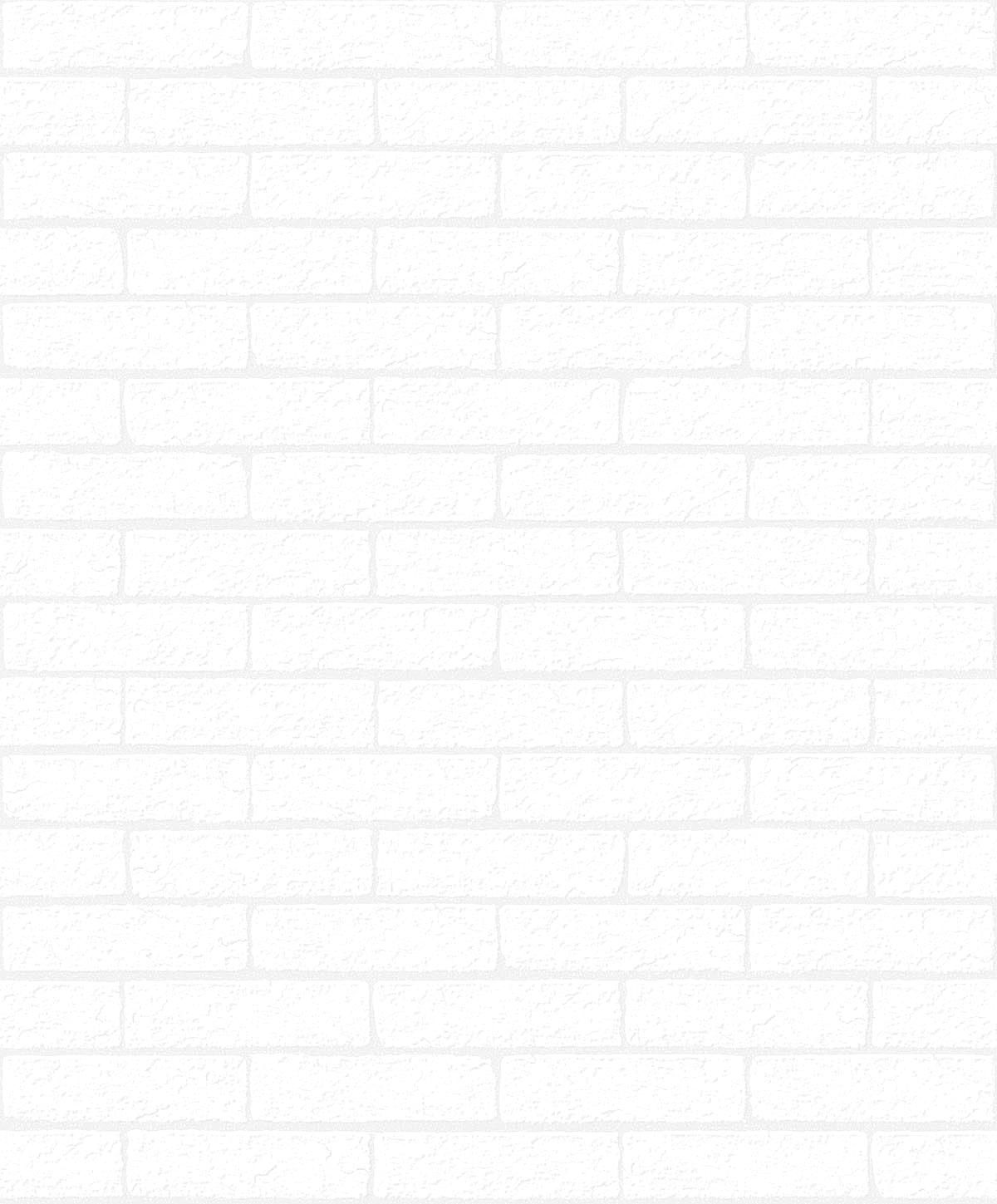 Seabrook Rustico Faux Brick Off-White Wallpaper