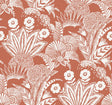 Seabrook Suvi Palm Grove Coral Glow Wallpaper