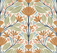 Seabrook Carmela Folk Floral Summer Ends Wallpaper
