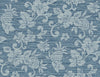 Seabrook Juno Island Floral Bay Blue Wallpaper