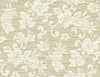 Seabrook Juno Island Floral Saddle Tan Wallpaper