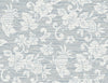 Seabrook Juno Island Floral Fantasy Blue Wallpaper