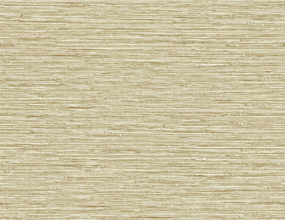 Seabrook Isla Faux Jute Saddle Tan Wallpaper