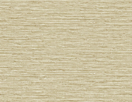 Seabrook Isla Faux Jute Saddle Tan Wallpaper