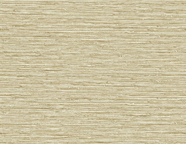 Seabrook Isla Faux Jute Saddle Tan Wallpaper