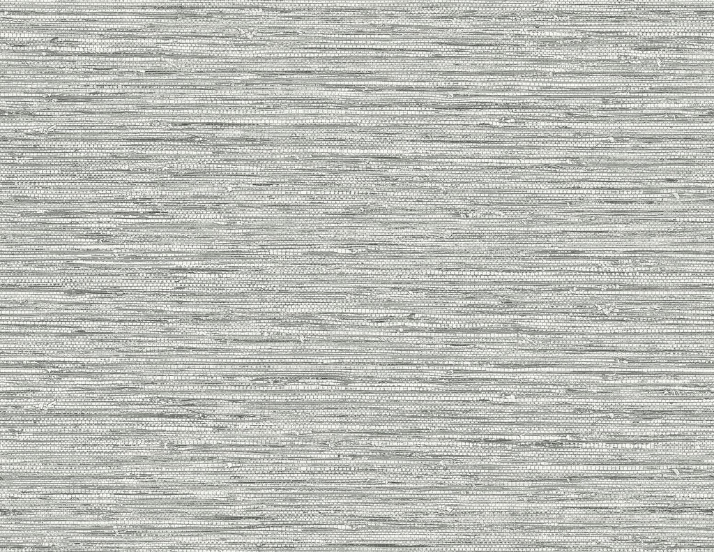 Seabrook Isla Faux Jute Grey Wallpaper
