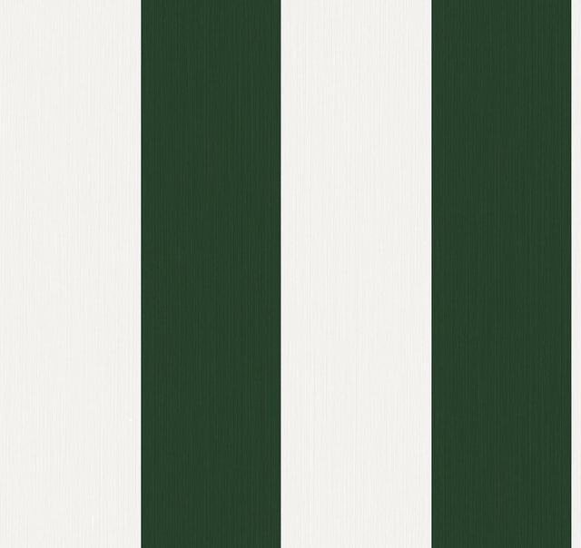 Seabrook Dylan Striped Stringcloth Marine Green Wallpaper