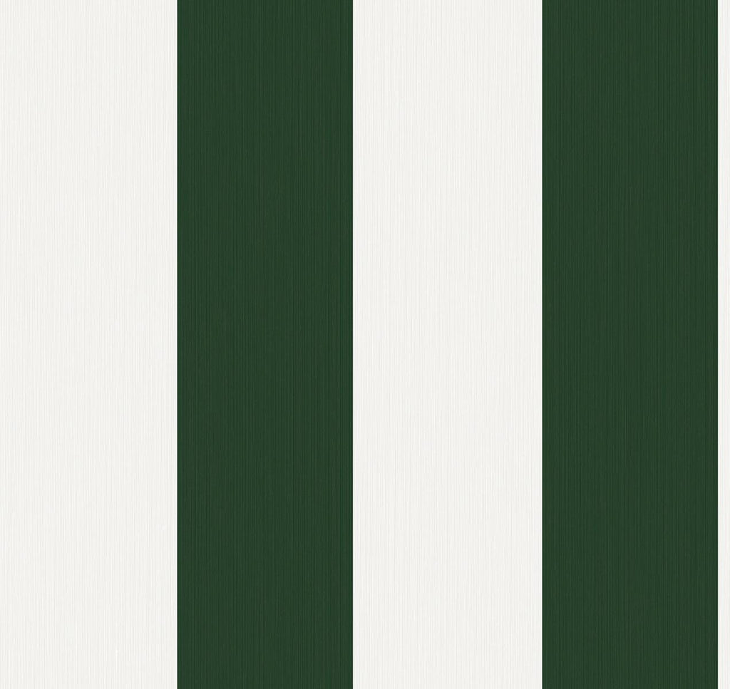 Seabrook Dylan Striped Stringcloth Green Wallpaper