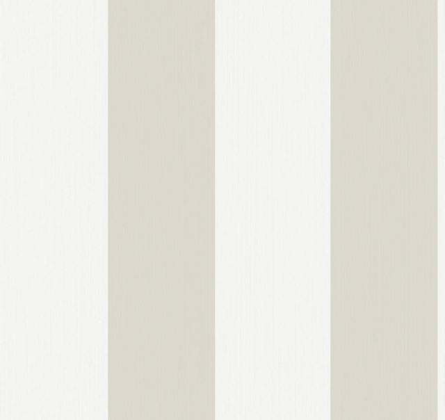 Seabrook Dylan Striped Stringcloth Stone Wallpaper