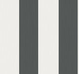 Seabrook Dylan Striped Stringcloth Deep Grey Wallpaper