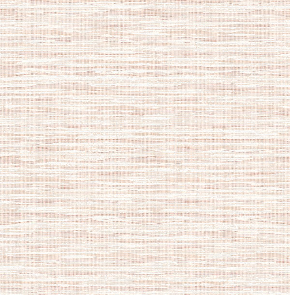 Seabrook Skye Wave Stringcloth Pink Wallpaper