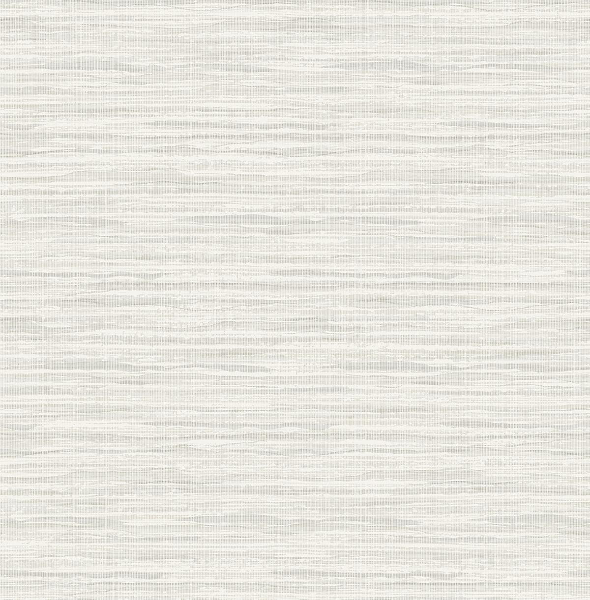 Seabrook Skye Wave Stringcloth Barley White Wallpaper
