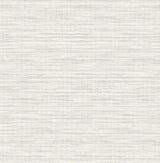 Seabrook Skye Wave Stringcloth Barley White Wallpaper