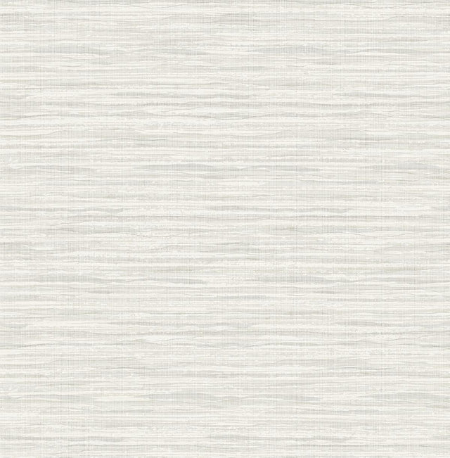Seabrook Skye Wave Stringcloth Barley White Wallpaper