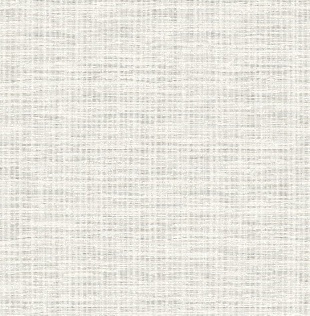 Seabrook Skye Wave Stringcloth Grey Wallpaper