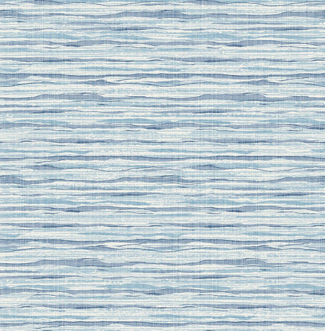 Seabrook Skye Wave Stringcloth Summer Surf Wallpaper